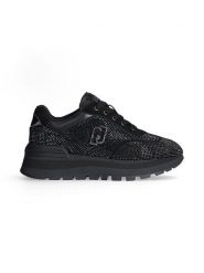 Liu Jo Sneakersy w kolorze czarnym rozmiar: 37. Czarne obuwie sportowe damskie Liu Jo, z materiału, bez zapięcia. Za 307.46 zł.