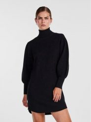 YAS Sukienka dzianinowa 26030696 Czarny Regular Fit. Czarne sukienki damskie YAS, bez wzorów, z dzianiny, bez ramiączek. Za 569.99 zł.