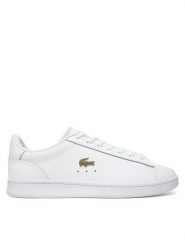Lacoste Sneakersy Carnaby Set 7-48SFA0012 Biały. Białe obuwie sportowe damskie Lacoste, ze skóry, bez zapięcia. Za 309.99 zł.