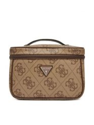Guess Kosmetyczka TWOB86 88039 Brązowy. Brązowe kosmetyczki damskie Guess, z aplikacjami, ze skóry. Za 309.99 zł.