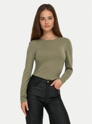 ONLY Bluzka Free Life 15365605 Zielony Regular Fit. Zielone bluzki damskie Only, s, bez wzorów, z syntetyku, bez kołnierzyka, bez ramiączek. Za 119.99 zł.