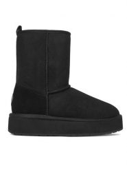 EMU Australia Śniegowce Stinger Lo Flatform W13190 Czarny. Czarne śniegowce damskie EMU Australia, ze skóry. Za 789.99 zł.
