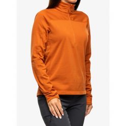 Bluza polarowa damska Fjallraven Abisko Lite Fleece Half Zip. Brązowe bluzy damskie Fjällräven, s, bez wzorów, z polaru, bez kaptura. Za 356.99 zł.
