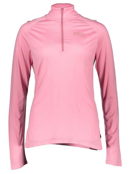 PICTURE Koszulka funkcyjna "Pallka" w kolorze jasnoróżowym rozmiar: XL. Różowe koszulki damskie Picture, xl, bez wzorów, z wełny, bez kołnierzyka, bez ramiączek. Za 179.22 zł.