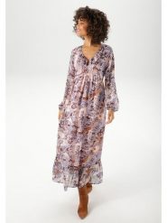 Aniston Sukienka w kolorze jasnoróżowo-błękitnym rozmiar: 42. Różowe sukienki damskie Aniston, bez wzorów, bez ramiączek. Za 117.73 zł.