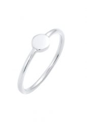 Elli Damski pierścionek do łączenia Geo Basic Trend Blogger w srebrze 925 Sterling Silver Pierścionki 1 ct. Szare pierścionki damskie Elli, srebrne. Za 211.64 zł.