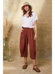 Joséfine Lniana koszulka "Quinto" w kolorze białym rozmiar: XL. Białe bluzki damskie Joséfine, xl, bez wzorów, ze lnu, bez kołnierzyka, bez ramiączek. Za 108.99 zł.