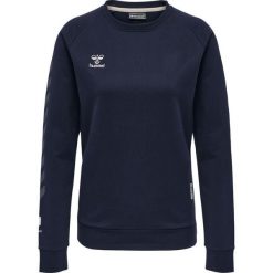 Damska bluza bawełniana Hummel Move Grid. Niebieskie bluzy damskie Hummel, l, bez wzorów, z bawełny, bez kaptura. Za 233.75 zł.