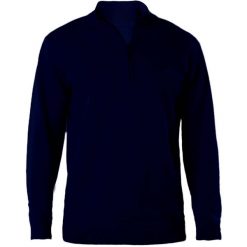 Pulower Kariban 1/4 Zip. Niebieskie swetry klasyczne damskie KARIBAN, na zimę, bez kołnierzyka. Za 211.50 zł.
