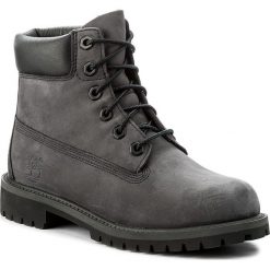 Trapery TIMBERLAND - 6 In Premium Wp Boot A1O7Q Forged Iron. Szare buty zimowe chłopięce Timberland, z gumy. W wyprzedaży za 389.00 zł.