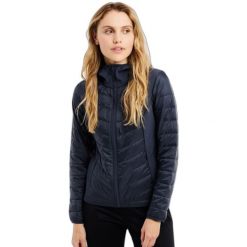 Damska kurtka puchowa Protest Prtcharon. Niebieskie kurtki damskie Protest, bez wzorów, z puchu, bez kaptura. Za 386.00 zł.