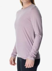 Bluza damska Houdini Tree LS Tee. Fioletowe bluzy damskie Houdini, l, bez wzorów, z dzianiny, bez kaptura. Za 229.99 zł.