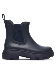 Tommy Hilfiger Kalosze Flag Cleated FW0FW09387 Granatowy. Niebieskie kalosze damskie Tommy Hilfiger, bez wzorów, z gumy. Za 449.99 zł.