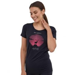 Koszulka damska z krótkim rękawem wełniana Brubeck OUTDOOR WOOL PRO. Czarne koszulki damskie Brubeck, bez wzorów, z poliamidu, bez kołnierzyka, bez ramiączek. Za 279.99 zł.