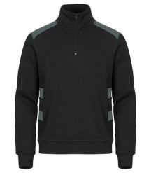 Clique Bluza Ambition Half Zip z recyklingowanego poliestru – Pistol. Szare bluzy damskie CLIQUE, s, bez wzorów, z bawełny, bez kaptura. Za 200.16 zł.