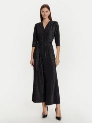 Olsen Kombinezon 14002246 Czarny Regular Fit. Czarne sukienki damskie Olsen, bez wzorów, z syntetyku, bez ramiączek. Za 459.99 zł.