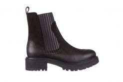 Botki Bayla-161 050-0508 Black, Czarny, Skóra naturalna - 40. Czarne botki damskie Bayla, z materiału, eleganckie, bez obcasa, na obcasie, bez zapięcia. W wyprzedaży za 179.10 zł.