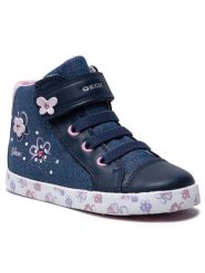 Geox Sneakersy B Kilwi G. C B15D5C 0EWBC C4BE8 S Granatowy. Niebieskie buty sportowe dziewczęce Geox, z materiału, bez zapięcia. Za 319.99 zł.