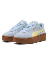 Puma Skórzane sneakersy "Club II Era" w kolorze błękitno-żółtym rozmiar: 42,5. Niebieskie obuwie sportowe damskie Puma, bez zapięcia. Za 153.34 zł.