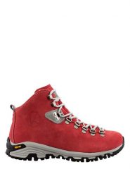 Kimberfeel Skórzane buty trekkingowe "Sellena" w kolorze czerwonym rozmiar: 40. Czerwone obuwie trekkingowe damskie Kimberfeel, z materiału, bez zapięcia. Za 233.87 zł.