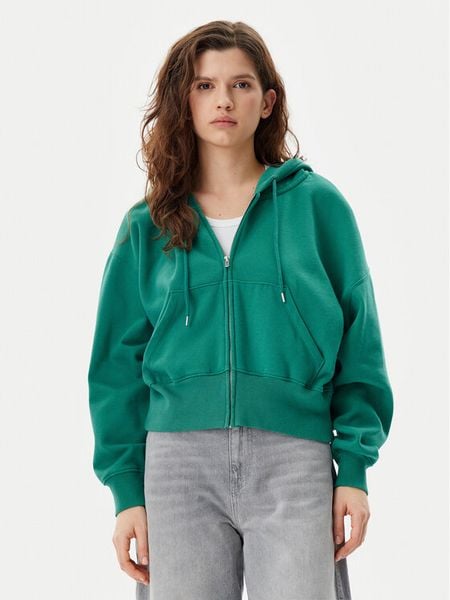 Gap Bluza 714577-06 Zielony Relaxed Fit. Zielone bluzy damskie GAP, s, bez wzorów, z bawełny, bez kaptura. Za 199.99 zł.