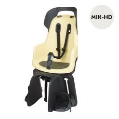 Fotelik rowerowy GO na bagażnik tylny z Mik-HD. Białe foteliki rowerowe BOBIKE. Za 590.90 zł.