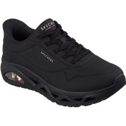 Buty sportowe damskie Skechers Uno Glide step Glide On Air. Czarne obuwie sportowe damskie Skechers, bez zapięcia, na fitness i siłownię. Za 690.00 zł.