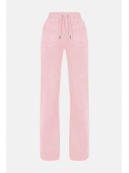 Juicy Couture Spodnie dresowe w kolorze jasnoróżowym rozmiar: S. Różowe spodnie dresowe damskie Juicy Couture, s, bez wzorów, z dresówki. Za 217.99 zł.
