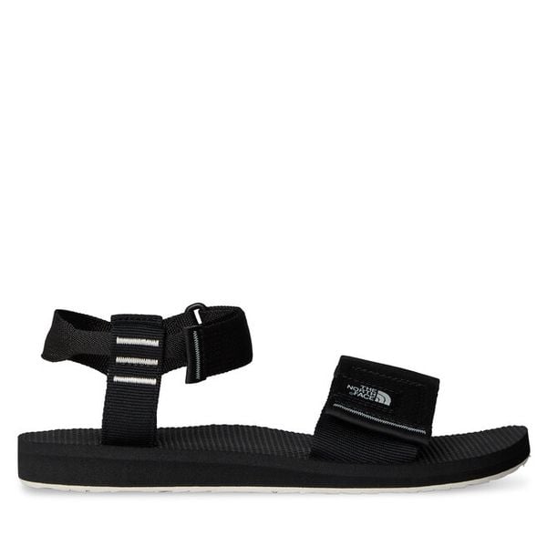 Sandały The North Face. Czarne sandały damskie The North Face, bez wzorów, bez obcasa, na płaskiej podeszwie, bez zapięcia. Za 229.99 zł.