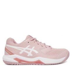 Buty do tenisa Asics. Czerwone obuwie sportowe treningowe Asics, tenisowe. Za 339.99 zł.