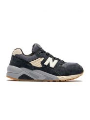 New Balance Skórzane sneakersy "580" w kolorze czarnym rozmiar: 38. Czarne obuwie sportowe damskie New Balance, z materiału, bez zapięcia. Za 377.74 zł.