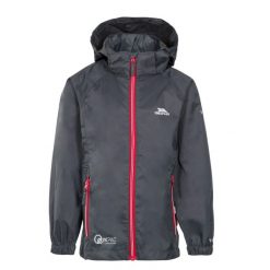 Trespass Qikpac X – unisex pakowalna kurtka Flint. Szare kurtki damskie Trespass, m, bez wzorów, z materiału, bez kaptura. Za 117.05 zł.
