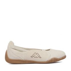 Baleriny Kappa. Brązowe baleriny dziewczęce Kappa, bez wzorów, bez obcasa, bez zapięcia. Za 149.99 zł.