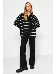 Trendyol 2-częściowy zestaw w kolorze czarnym rozmiar: XL. Czarne swetry klasyczne damskie Trendyol, xl, bez kołnierzyka. Za 114.17 zł.