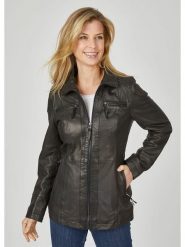 7eleven Skórzana kurtka w kolorze czarnym rozmiar: 36. Czarne kurtki damskie 7eleven, bez wzorów, ze skóry, bez kaptura. Za 587.99 zł.