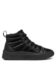 Geox Sneakersy J Laquinny Girl J46M3C 0LVBC C9999 M Czarny. Czarne buty sportowe dziewczęce Geox, bez wzorów, ze skóry, bez zapięcia. Za 179.99 zł.