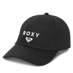Czapka z daszkiem Roxy. Czarne czapki z daszkiem damskie Roxy, bez wzorów. Za 79.99 zł.