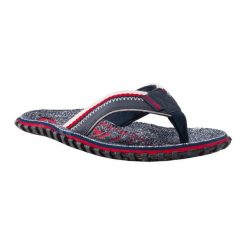 Japonki Gumbies Cairns. Czerwone klapki damskie Gumbies, bez wzorów, bez obcasa, bez zapięcia. Za 73.99 zł.