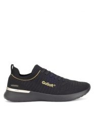 Go Soft Sneakersy WP-12A Czarny. Czarne obuwie sportowe damskie GO SOFT, z materiału, bez zapięcia. Za 159.99 zł.