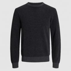 Sweter Jack & Jones Globe Mood Indigo. Niebieskie swetry klasyczne damskie Jack&Jones, na zimę, bez kołnierzyka. Za 166.00 zł.