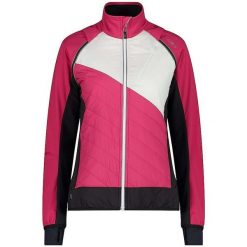 Kurtka damska turystyczna CMP 30A2276. Czerwone kurtki sportowe damskie CMP, l, bez wzorów, z softshellu, z kapturem. W wyprzedaży za 398.99 zł.