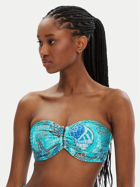 Seafolly Góra od bikini La Mer 31409DD214 Turkusowy. Niebieskie bikini Seafolly, bez wzorów, z syntetyku. Za 419.99 zł.