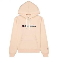 Bluza sportowa damska Champion Wmns Organic Cotton Blend Script Logo Hoodie. Czerwone bluzy damskie Champion, s, bez wzorów, z kapturem. Za 251.00 zł.