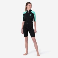 Krótka pianka do snorkelingu damska Mahalo Snorkeling z neoprenu 2 mm. Kombinezony damskie HOFF, m, bez wzorów, z materiału, sportowe, bez kołnierzyka, bez ramiączek, krótkie. Za 179.99 zł.