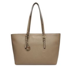 Torebka MICHAEL Michael Kors. Brązowe shopper bag MICHAEL Michael Kors, bez wzorów, bez dodatków. Za 889.99 zł.