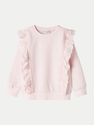 NAME IT Bluza Luva 13232134 Różowy Regular Fit. Czerwone bluzy dziewczęce Name it, bez wzorów, z bawełny, bez ramiączek, bez kaptura. Za 59.99 zł.