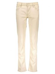 Guess Dżinsy - Slim fit - w kolorze beżowym rozmiar: W34/L32. Brązowe jeansy damskie Guess. Za 127.35 zł.