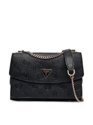 Guess Torebka Cresidia II HWPD98 88210 Czarny. Czarne torebki wieczorowe damskie Guess, z aplikacjami, ze skóry, bez dodatków. Za 419.99 zł.