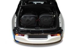 Torby Do Bagażnika Bmw I3 Ev 2013-2022 2Szt Kjust. Czarne torby podróżne KJUST, bez wzorów, z kauczuku. Za 736.00 zł.