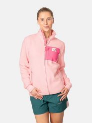 KARI TRAA Kurtka polarowa "Rothe" w kolorze jasnoróżowym rozmiar: L. Różowe kurtki damskie Kari Traa, l, bez wzorów, z polaru, bez kaptura. Za 260.96 zł.